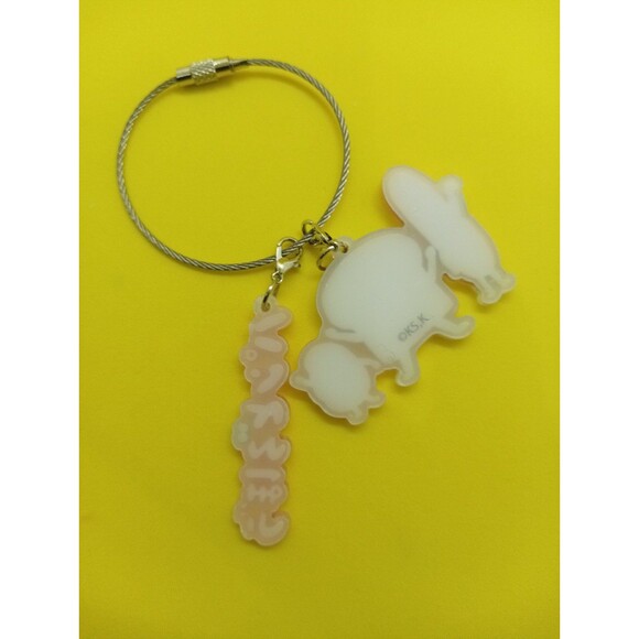 pan dorobo / bread thief ring key chain with two charmy - Picture 6 of 6